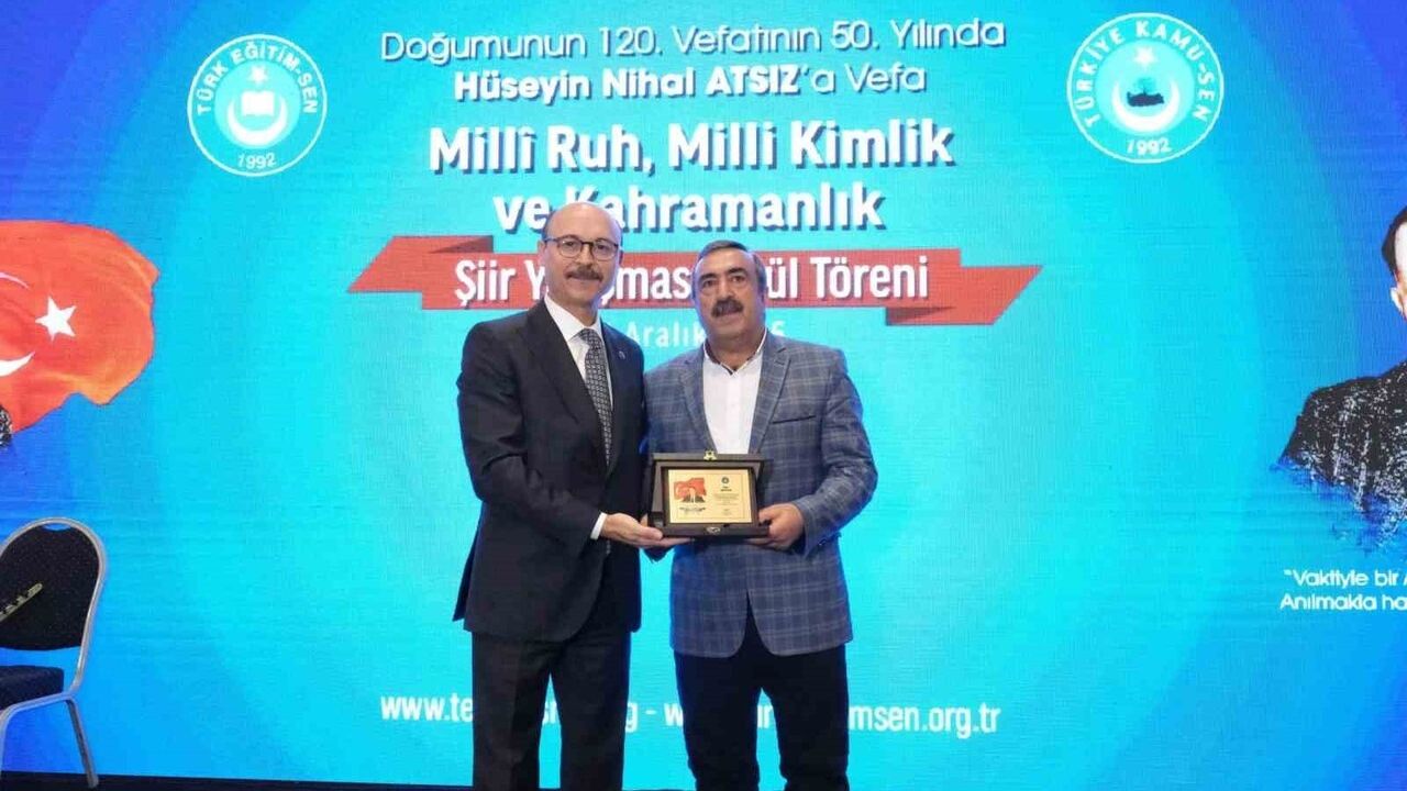 Hüseyin Nihal Atsız’a Vefa temalı şiir yarışmasının ödül töreni