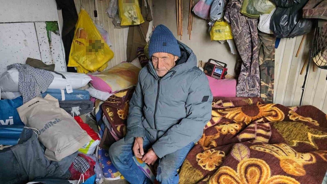 İHA haberi sonrası barakada yaşayan engelli yerleştirildi