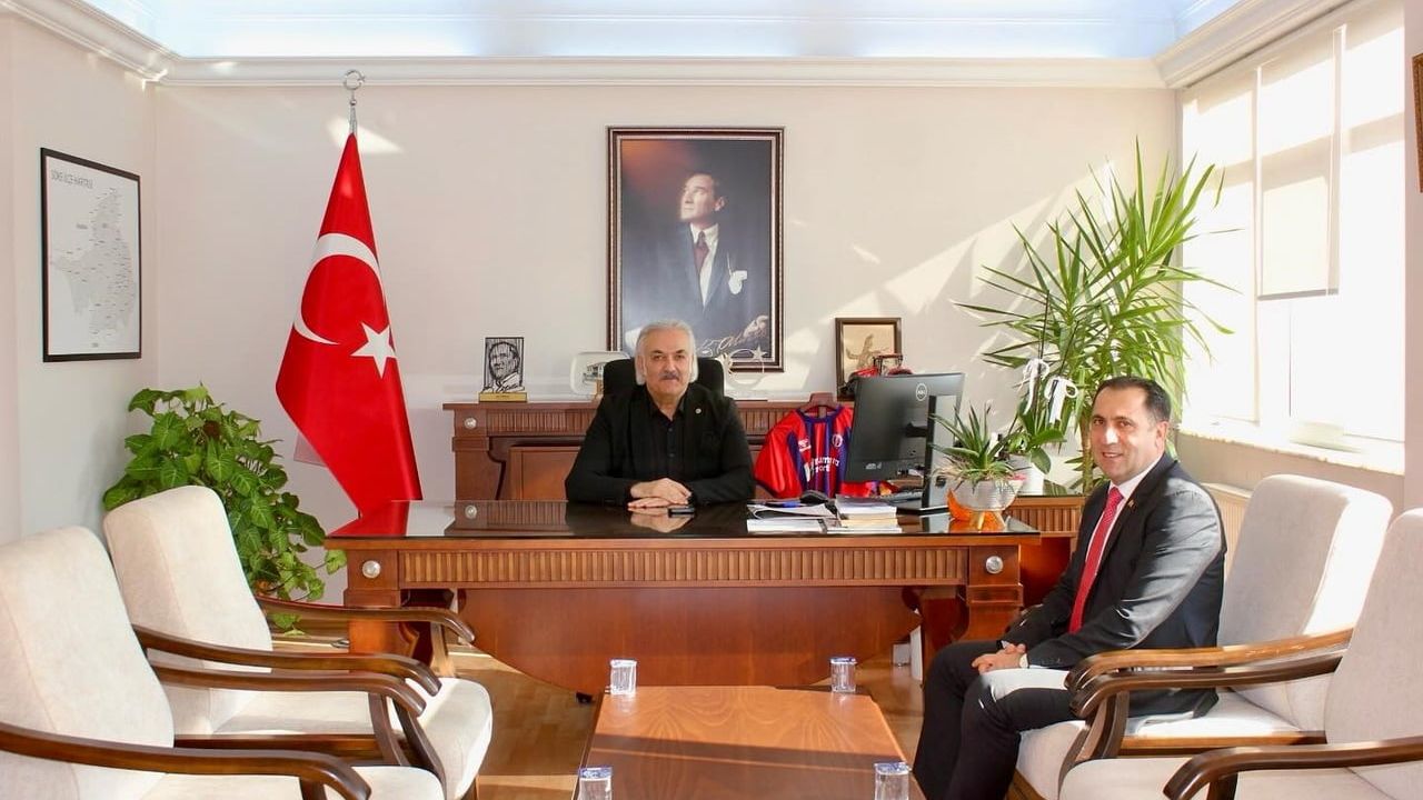 İl Müdürü Türkoğlu'dan Kaymakam Akça'ya nezaket ziyareti