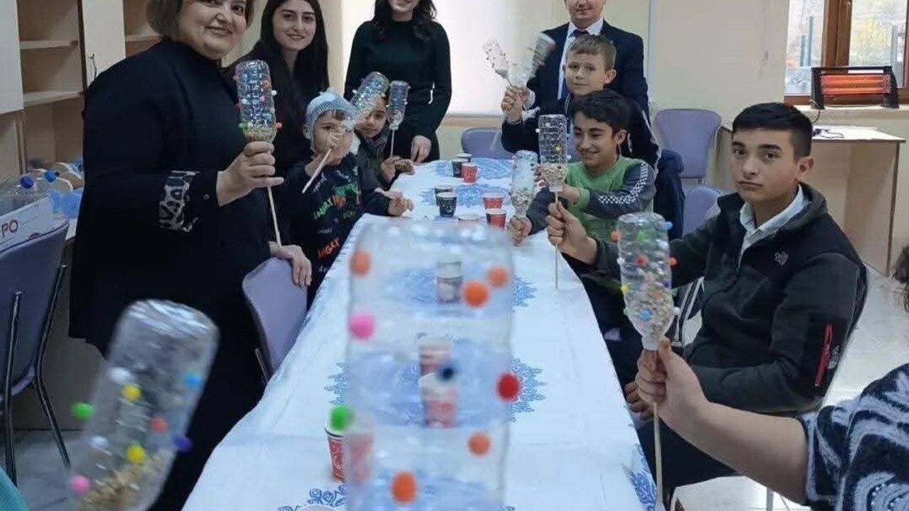 İskilip'te Özel Bireyler Geri Dönüşümle Hem Öğrendi Hem Eğlendi