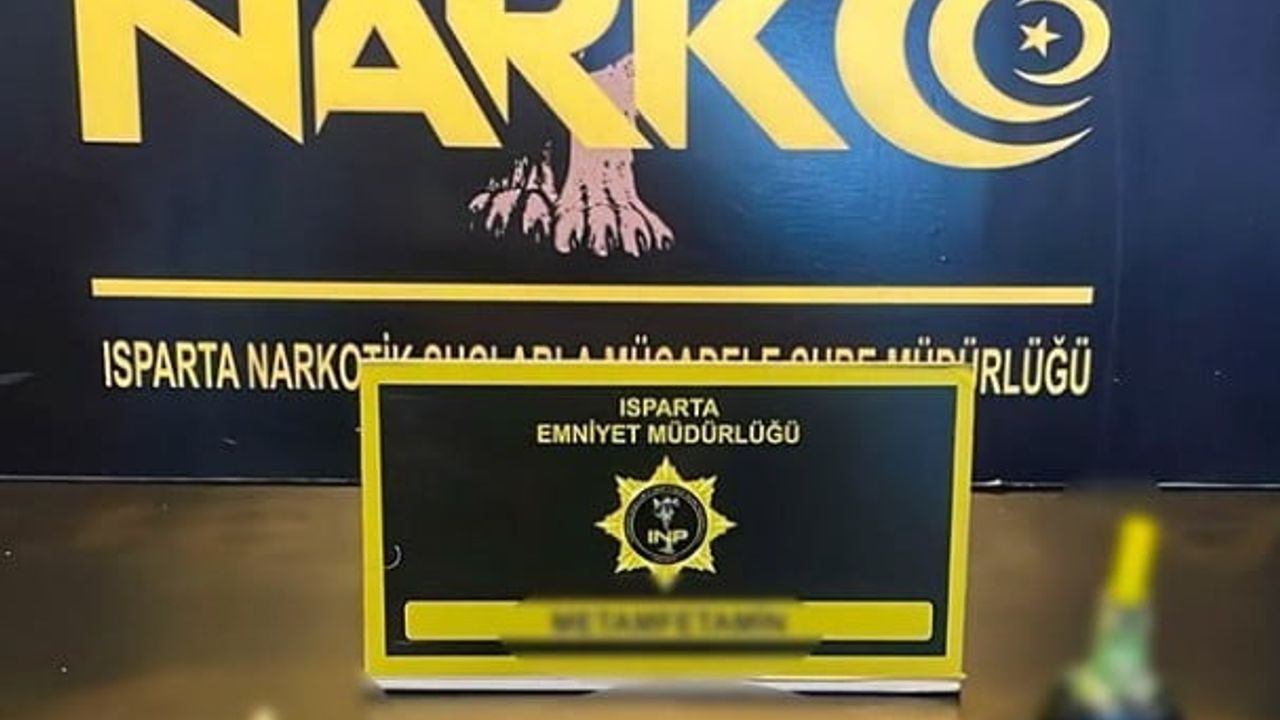 Isparta’da narkotik operasyonda 3 şüpheli hakkında adli işlem