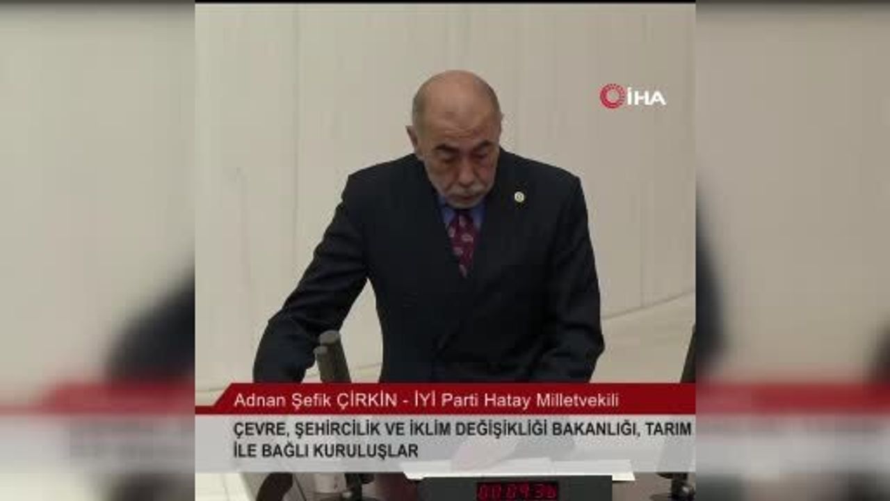 İYİ Parti'li Çirkin'den Bakan Kurum'a Hatay için teşekkür
