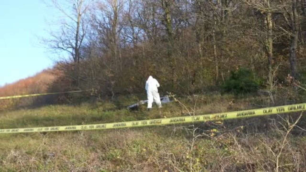 İzmit'te tarlaya düşen İHA jandarmanın incelemesine alındı