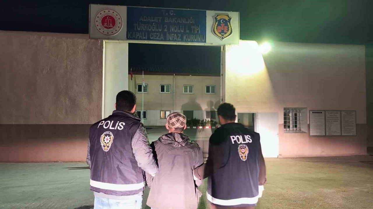 Kahramanmaraş'ta 88 yıl hapis cezası olan şahıs yakalandı