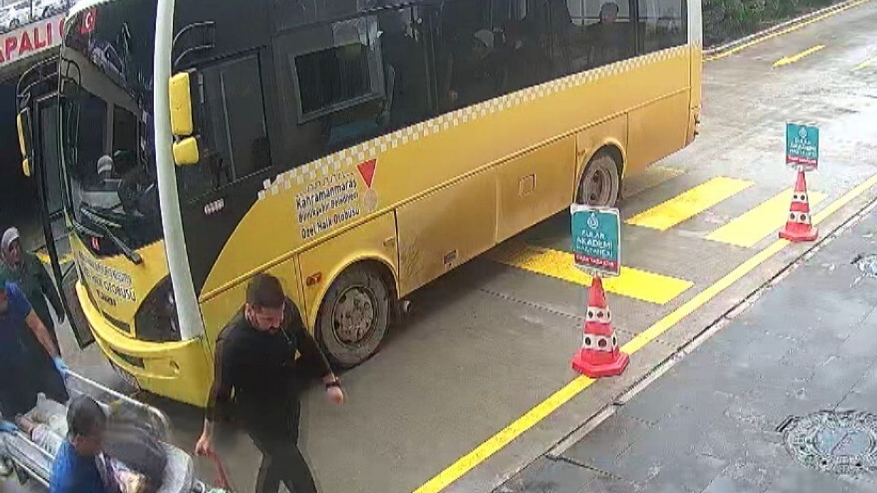Kahramanmaraş'ta otobüs şoförü bayılan genci hastaneye yetiştirdi