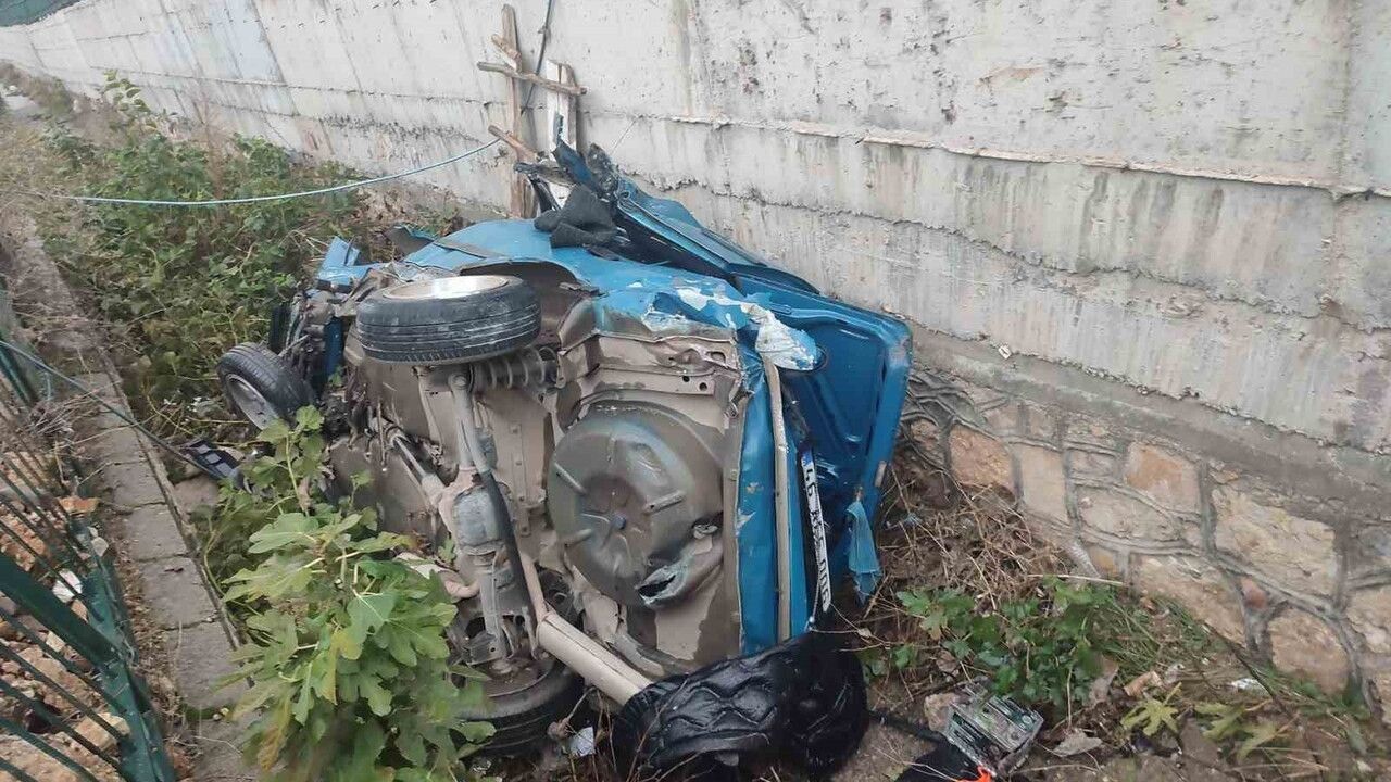 Kahramanmaraş’ta otomobil drenaj kanalına uçtu — 3 hafif yaralı