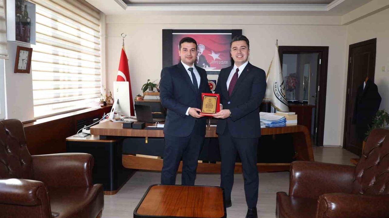 Karacasu'da Savcı ve Mal Müdürüne Veda Yemeği