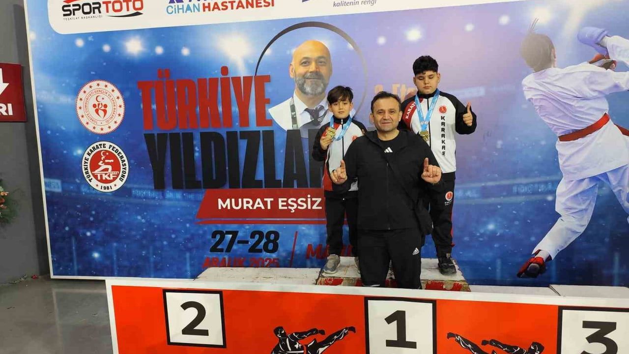 Karakaş Spor Kulübü'nden 41 madalya, Ünal kardeşlerden çifte altın