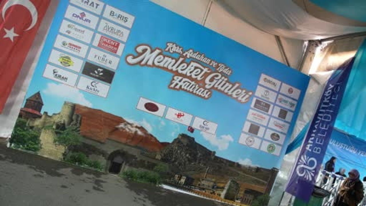 Kars-Ardahan-Iğdır Memleket Günleri Arnavutköy'de kardeşlik köprüsü