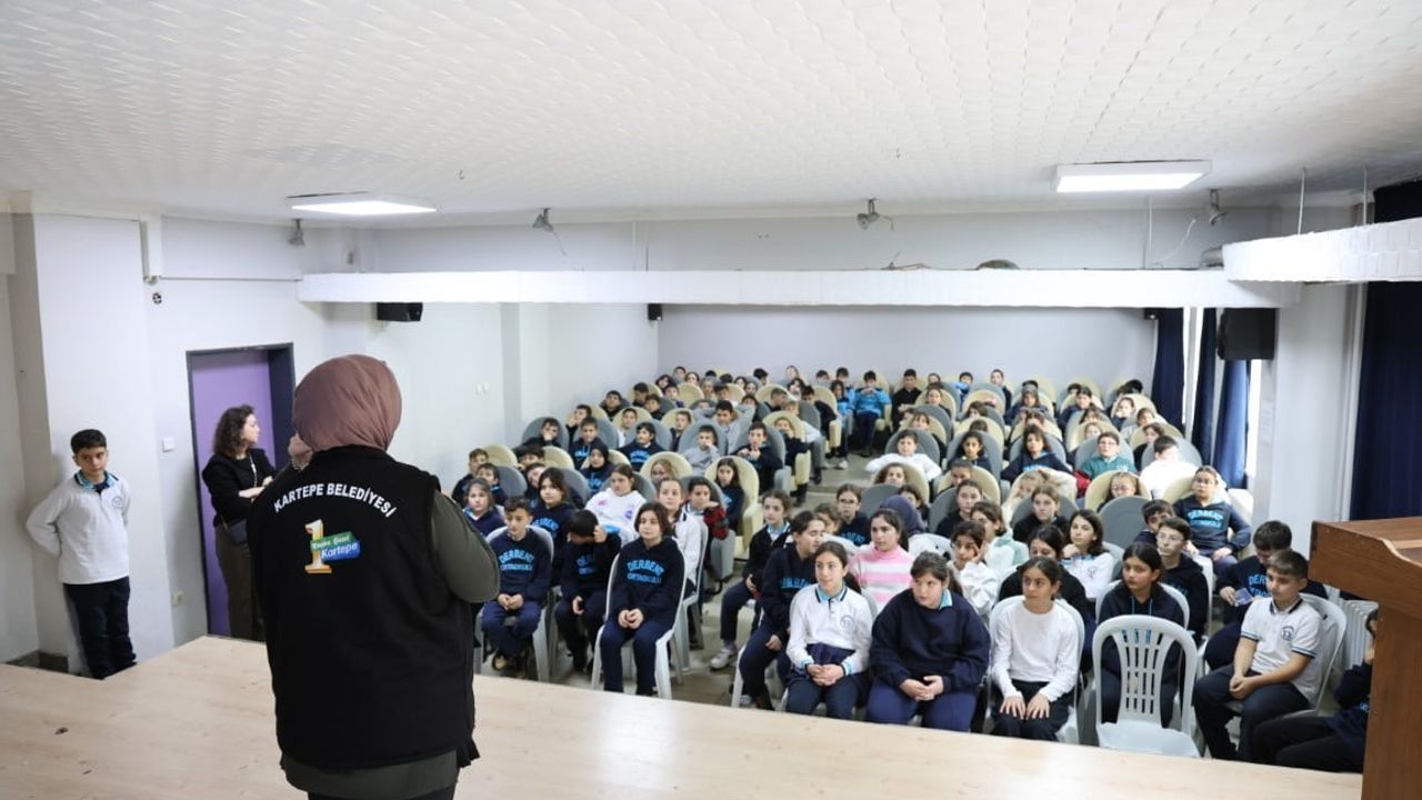 Kartepe Belediyesi'nden öğrencilere 'sıfır atık' eğitimi
