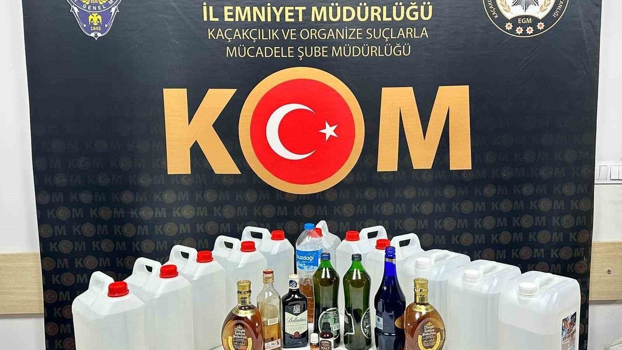 Kastamonu’da Kaçak İçki Operasyonu: 55 Litre Etil Alkol Ele Geçirildi
