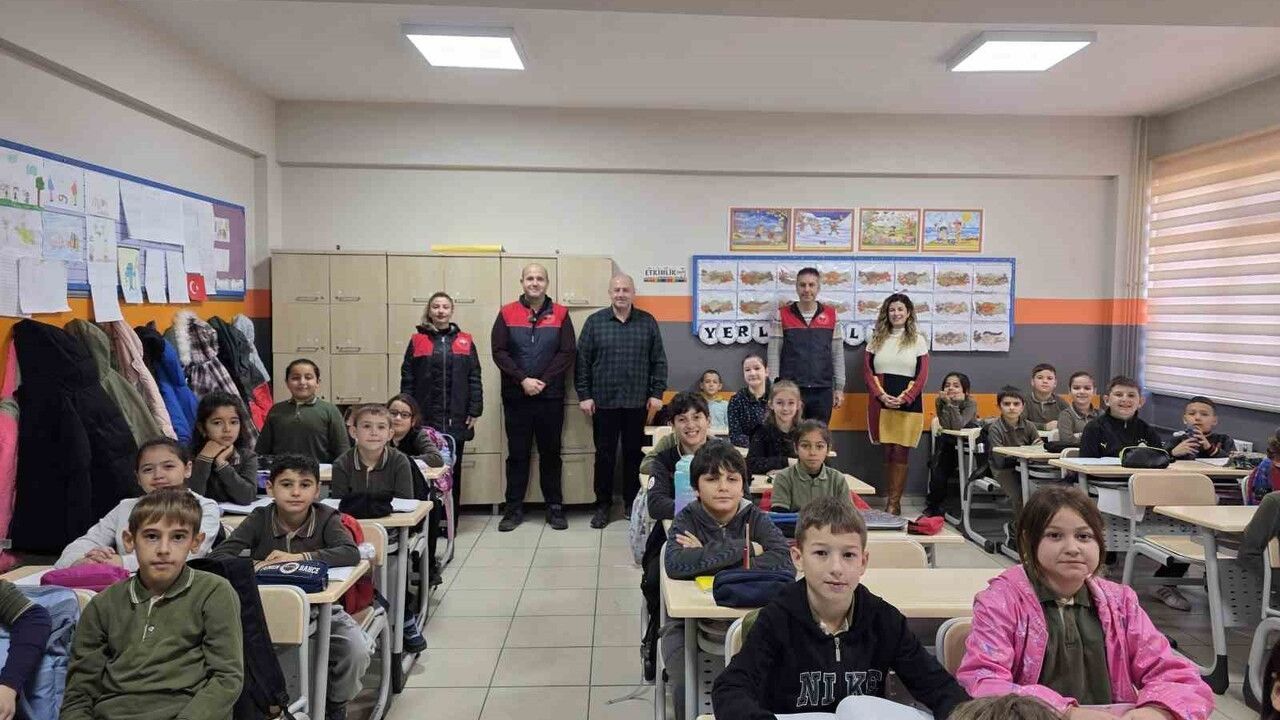 Kavaklı'da ilkokul öğrencilerine su verimliliği ve beslenme eğitimi