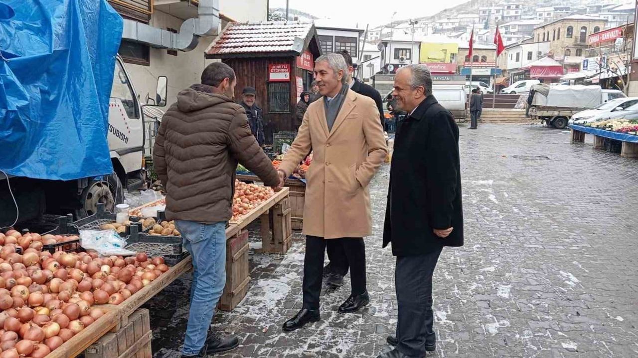 Kaymakam Ünal Coşkun'dan Çarşamba Pazarı'na anlamlı ziyaret