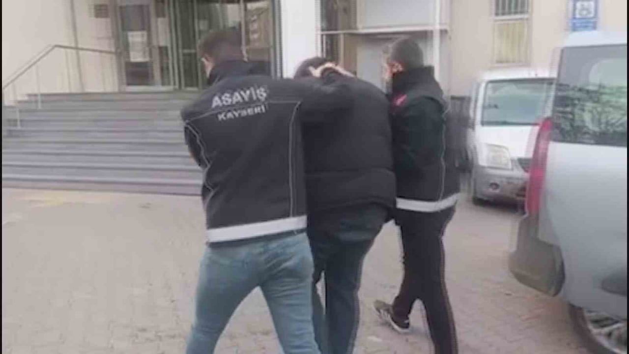 Kayseri'de 11 yıl 6 ay kesinleşmiş hapis cezası bulunan şahıs yakalandı