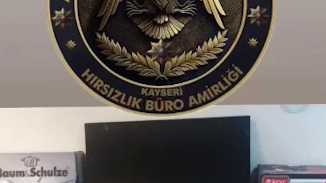 Kayseri'de 2025'te hırsızlık vakalarında %39.6 azalma