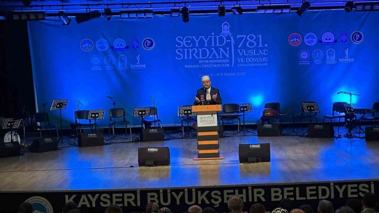 Kayseri'de 'Seyyid-i Sırdan' Anma Programında Tasavvuf Konseri ve Sema'ya İlgi