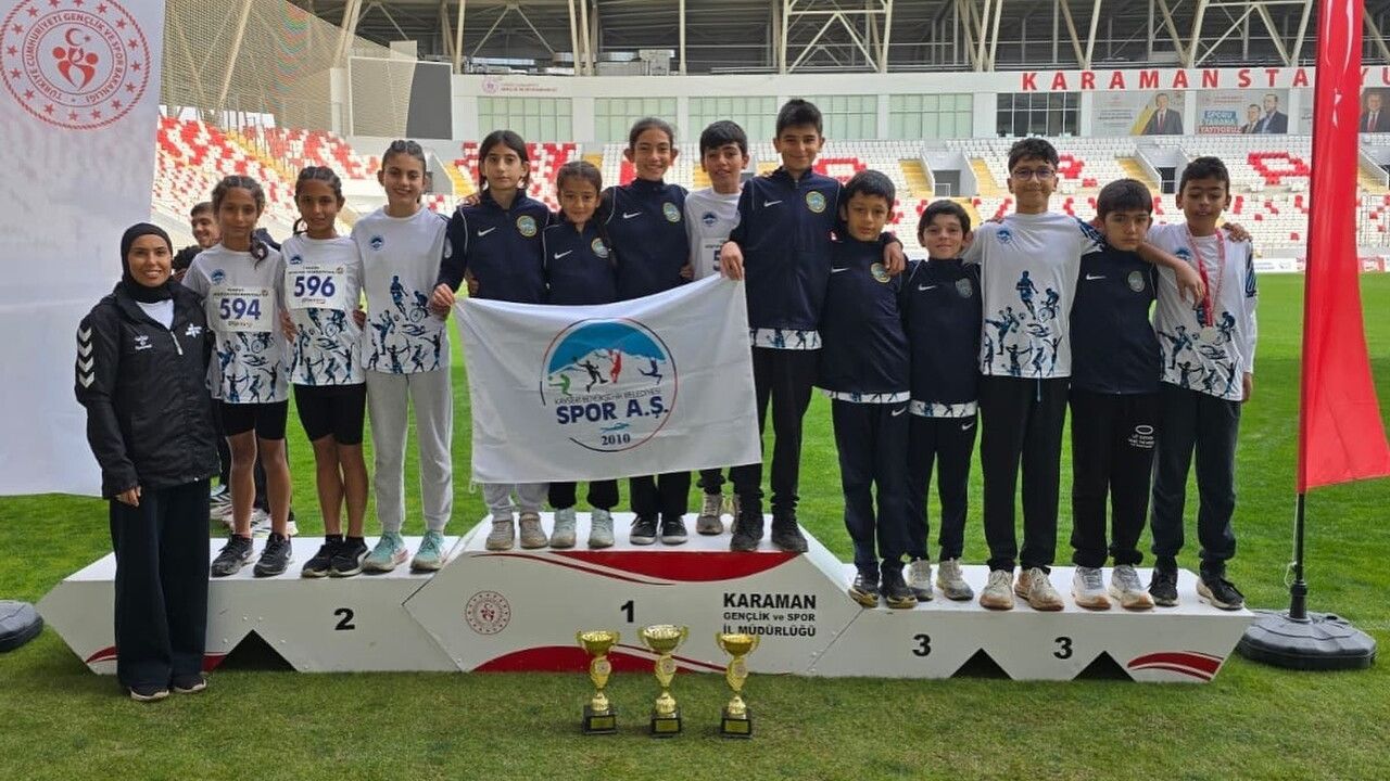 Kayseri Spor A.Ş. Karaman'dan Madalyalarla Döndü