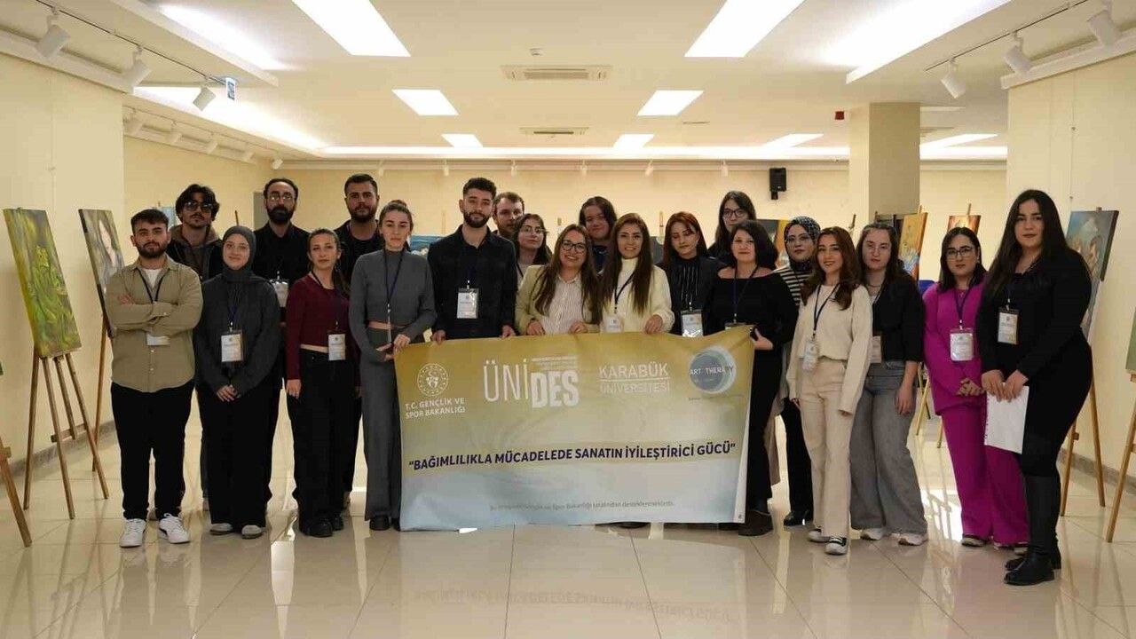 KBÜ'de Bağımlılıkla Mücadelede Sanatın İyileştirici Gücü Sergisi