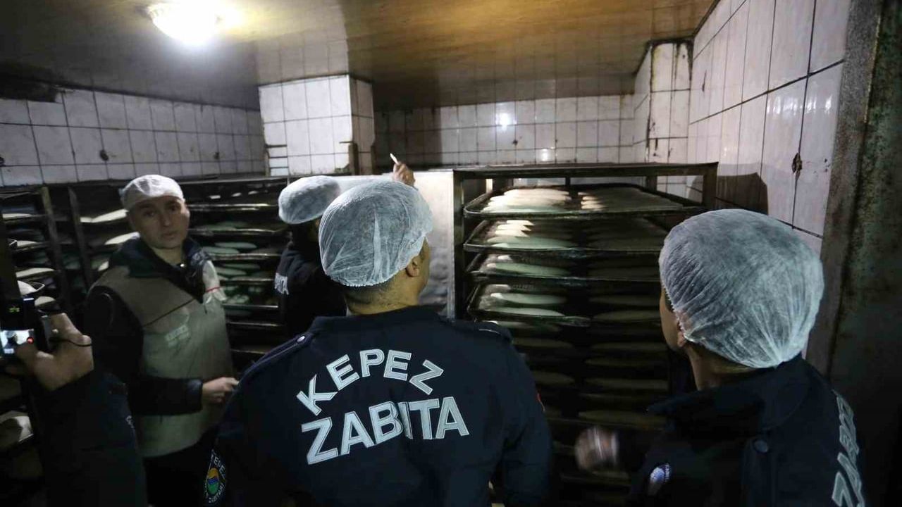 Kepez'de Yeni Yıl Öncesi Fırın Denetimleri: 7 İş Yerine İdari İşlem