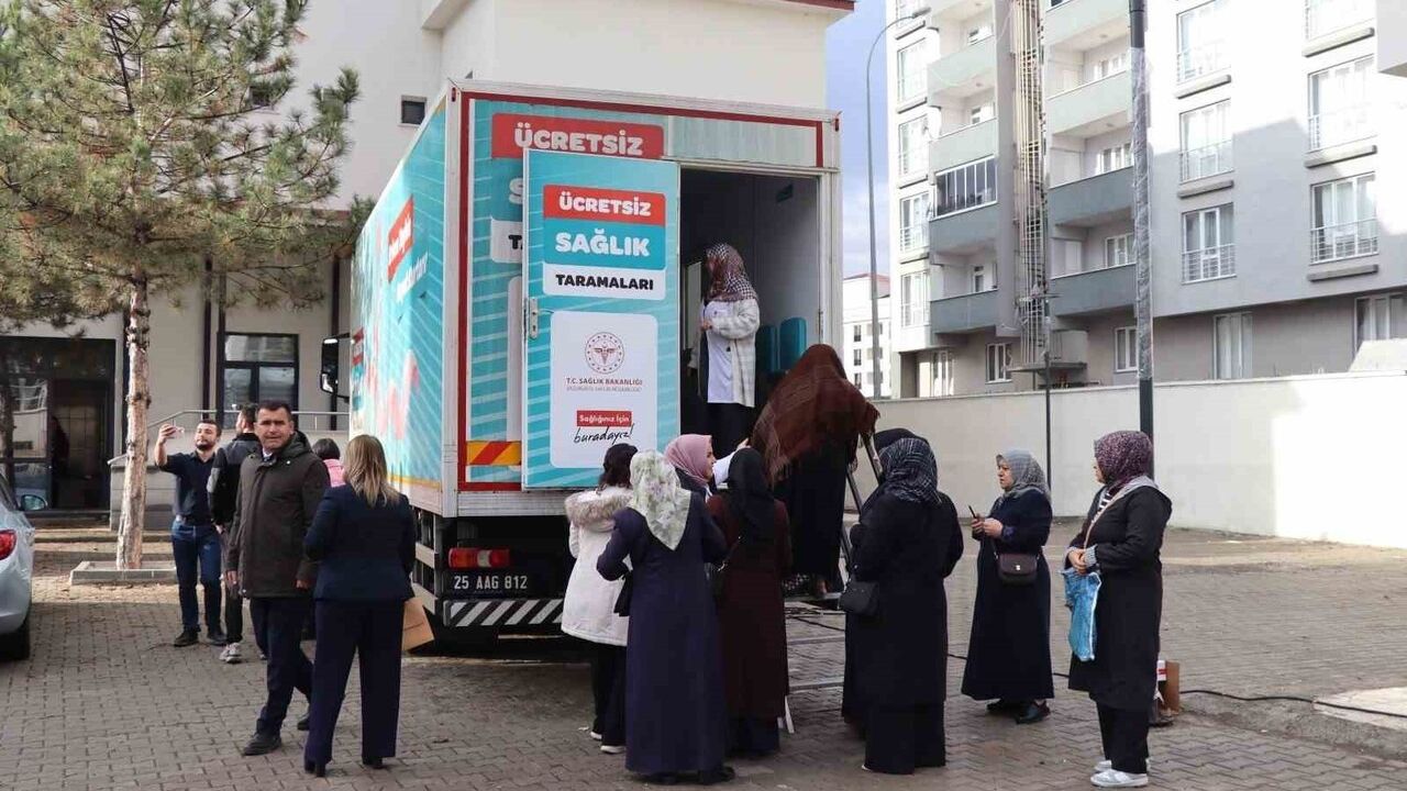 KETEM Tırı Oltu’da ücretsiz kanser taraması gerçekleştiriyor