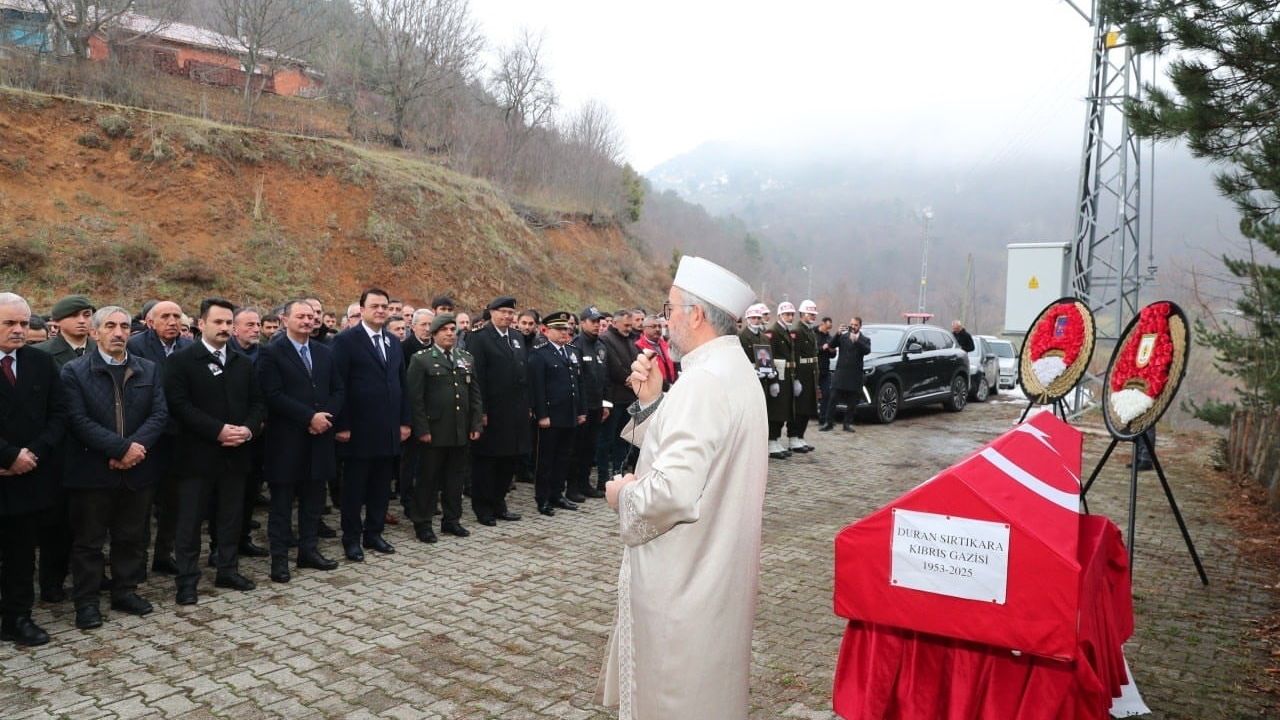 Kıbrıs Gazisi Duran Sırtıkara Tokat’ta Son Yolculuğuna Uğurlandı