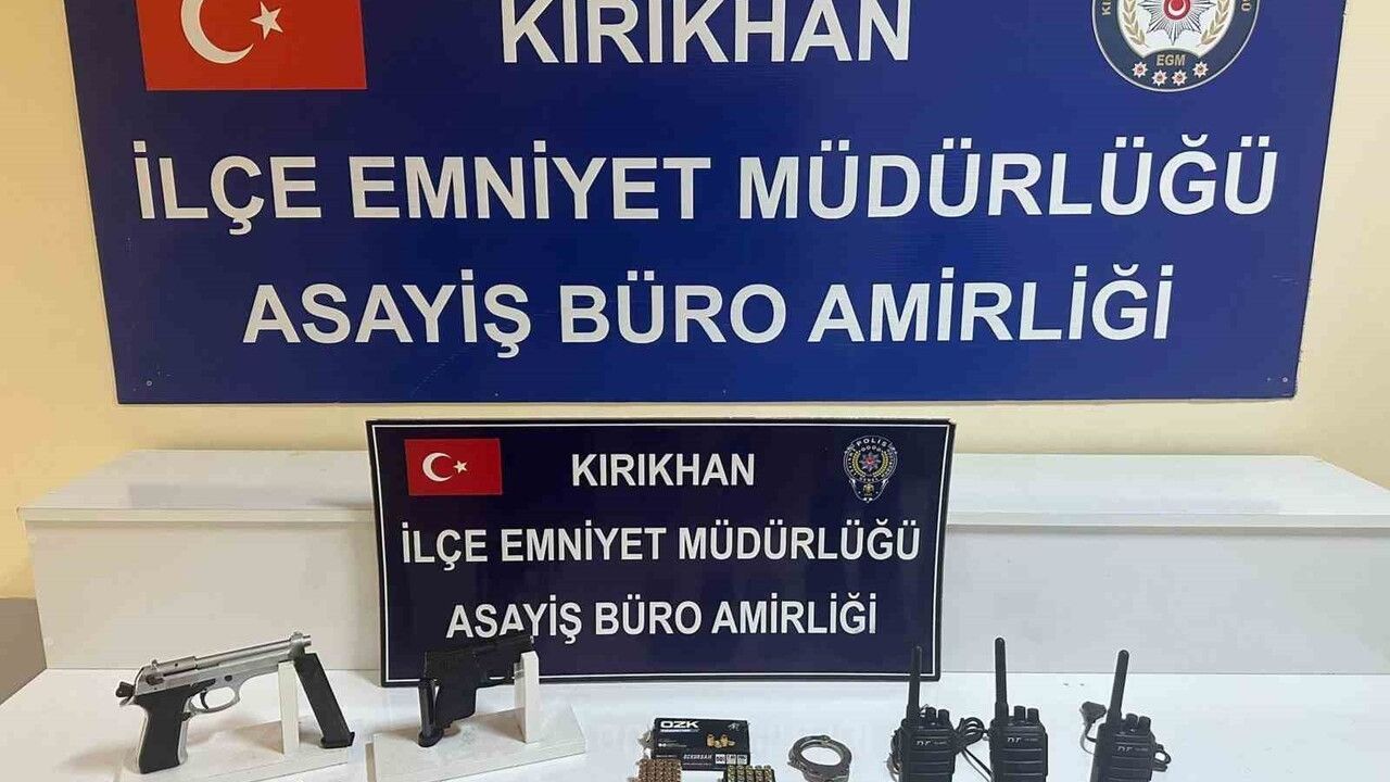 Kırıkhan’da asayiş operasyonu: 2 kişi gözaltına alındı