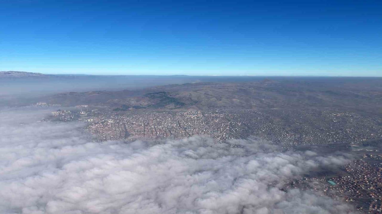 Kırıkkale'de Sis Manzarası Dronla Görüntülendi