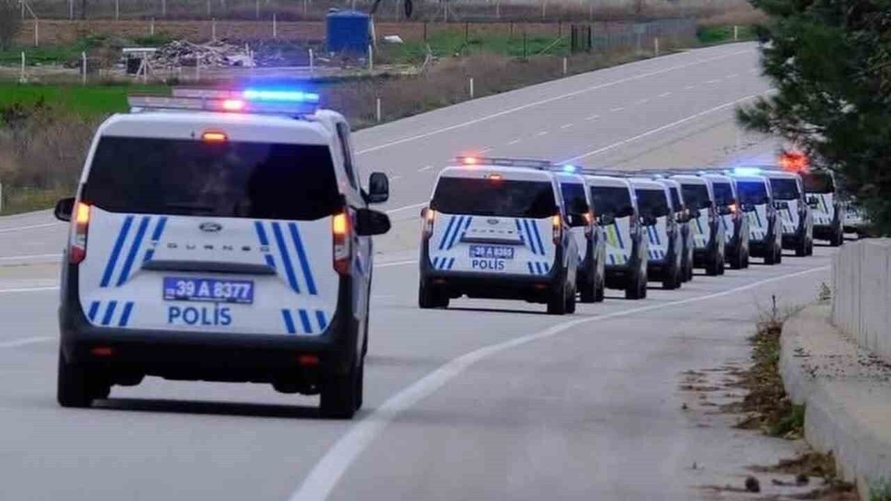 Kırklareli Emniyetine 64 Yeni Araç Törenle Hizmete Alındı