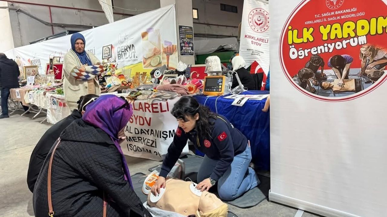 Kırklareli Tarım Fuarında Sağlık Eğitimi ve Bilinçlendirme
