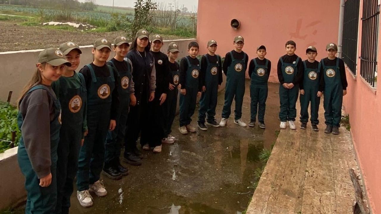 Kızılırmak Deltası’nda çocuk çiftçiler yetişiyor