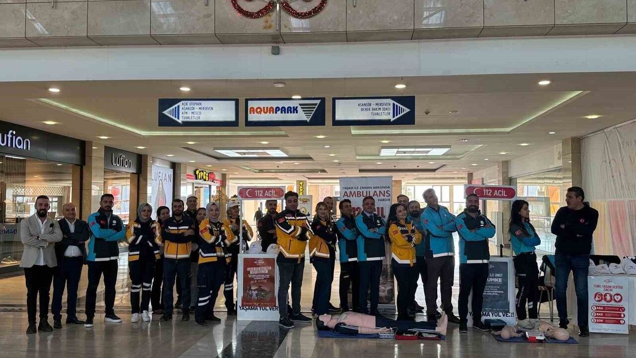 Kızıltepe'de 1-7 Aralık Acil Sağlık Hizmetleri Haftası etkinliği