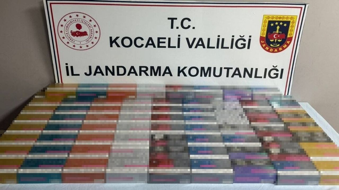 Kocaeli’de 2,6 milyon TL’lik kaçak gözlük ve ısıtılmış tütün ele geçirildi