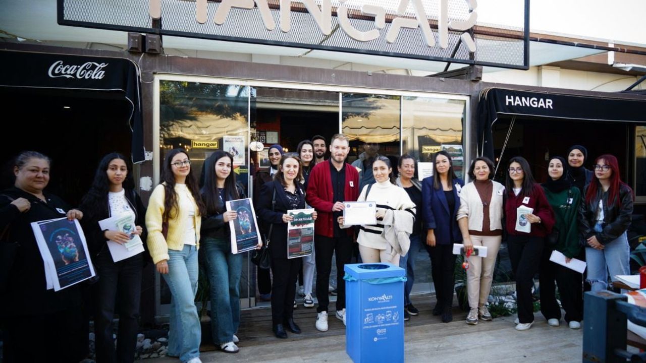 Konyaaltı Belediyesi'nden Akdeniz Üniversitesi'nde Sıfır Atık Seferberliği