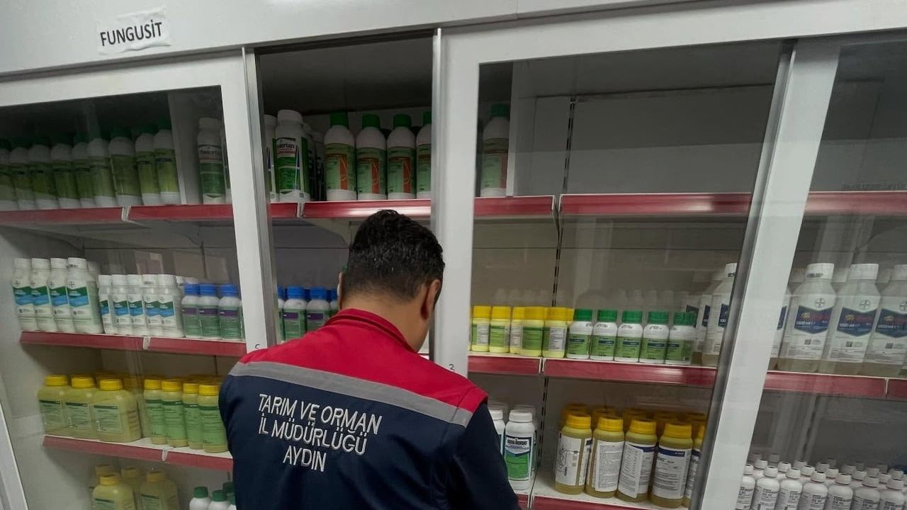 Köşk ilçesinde bitki koruma ürünü bayilerine denetim