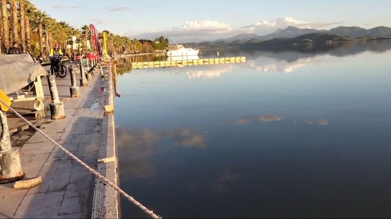 Köyceğiz'de göl seviyesini yükselten yağışlar