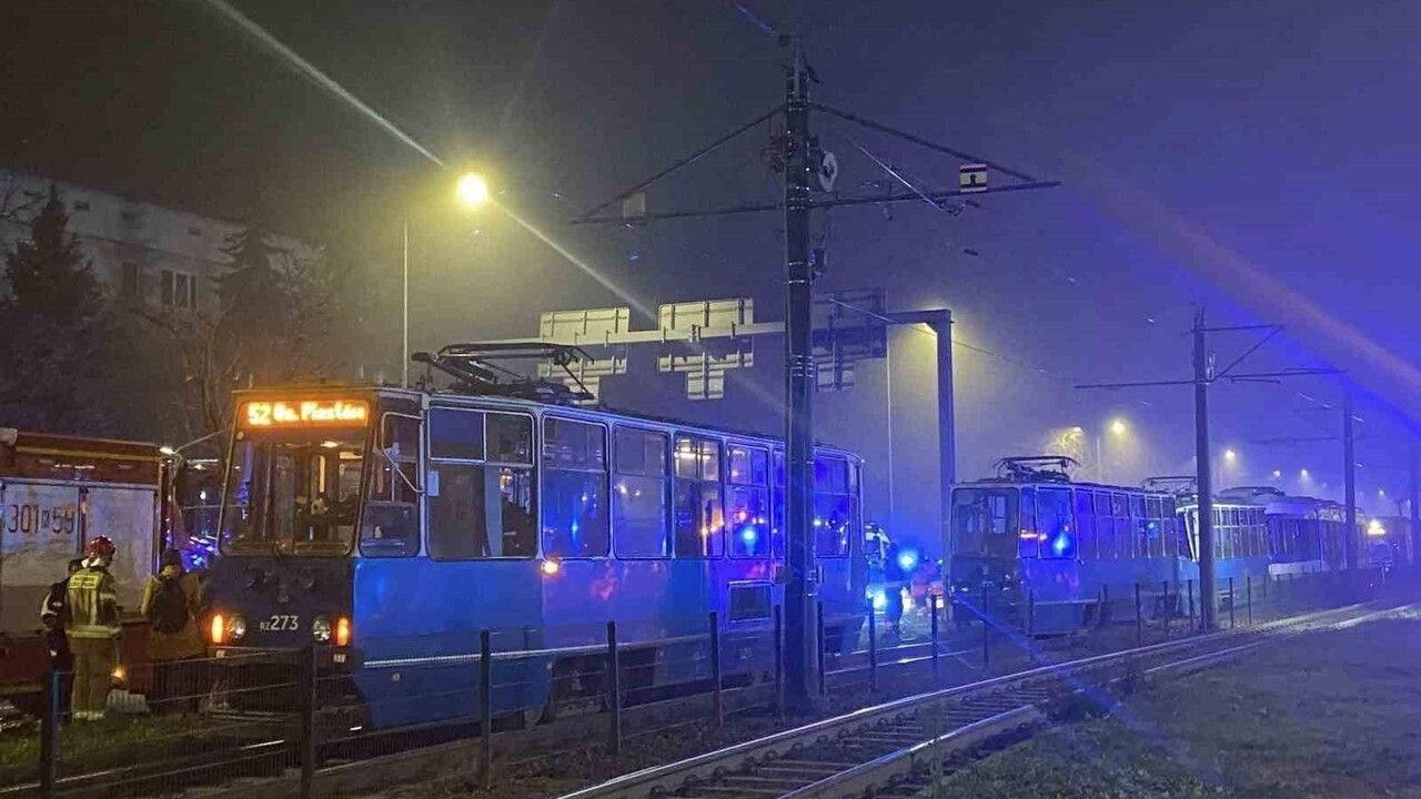 Krakow’da tramvay çarpışması: 35 yaralı, 2'si ağır