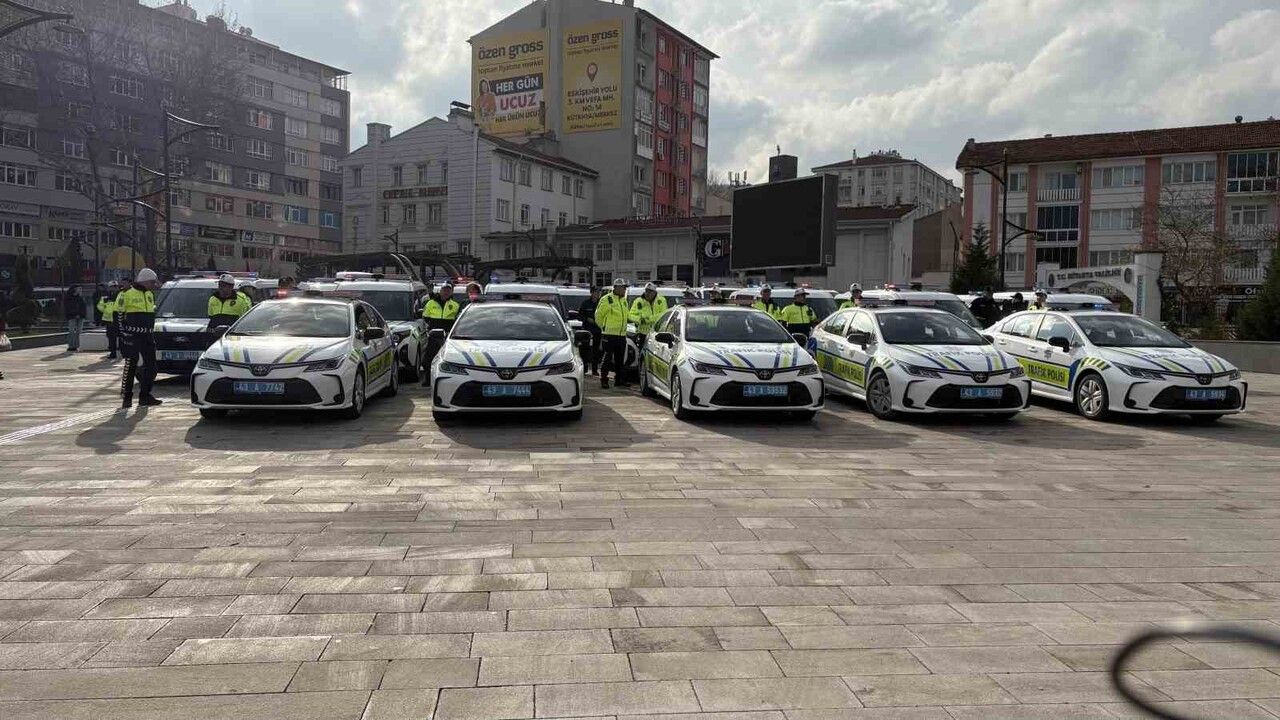 Kütahya'ya 78 yeni güvenlik aracı teslim edildi