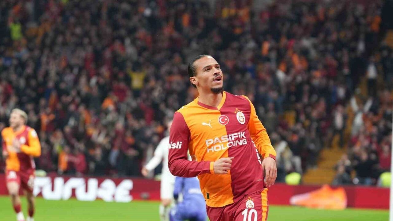 Leroy Sane, Galatasaray formunu sürdürdü: Ligde 5. gol