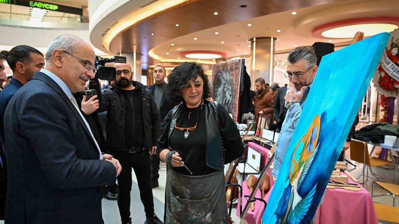 MABESEM 'Hasat' Yıl Sonu Sergisi Malatya'da Açıldı