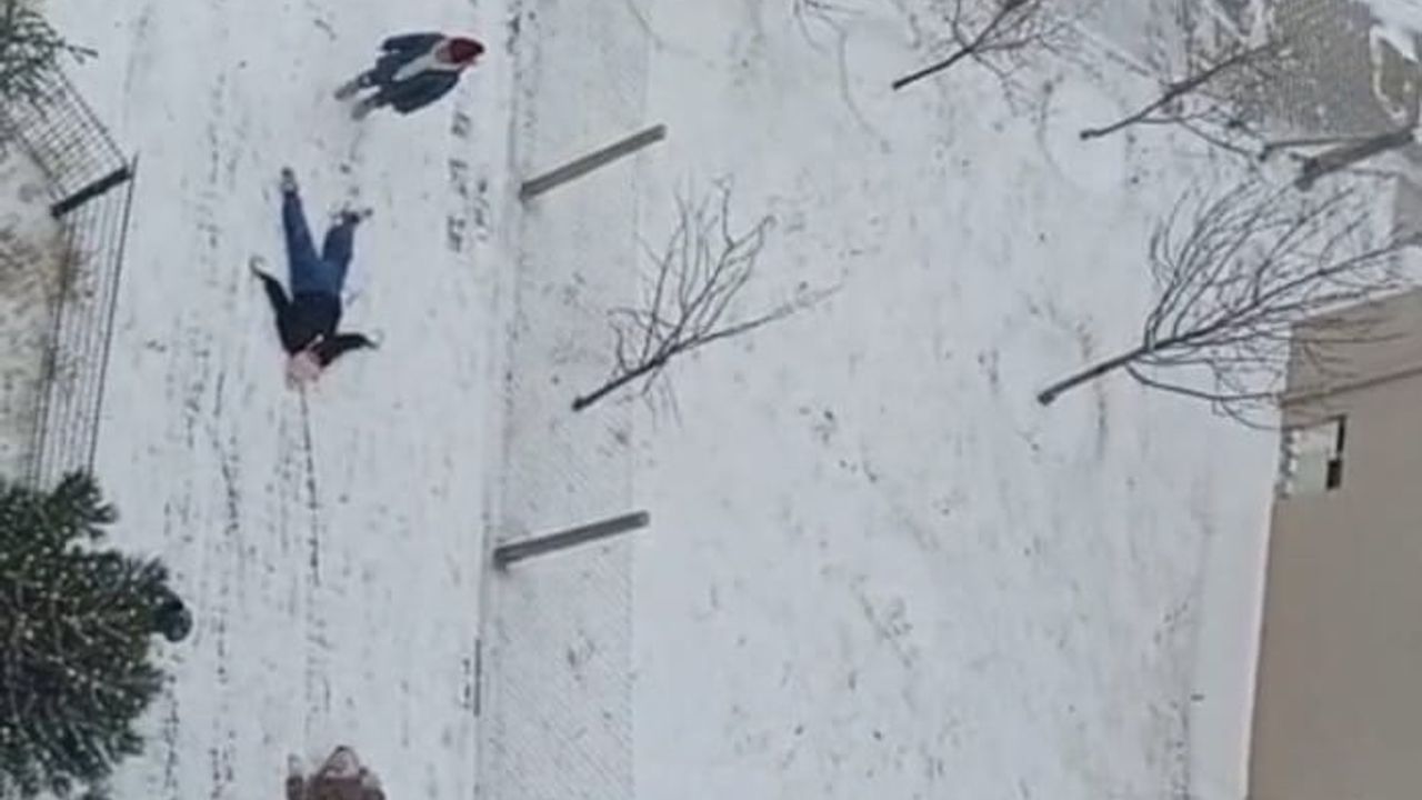 Malatya'da kar tatili çocuklara keyifli anlar yaşattı