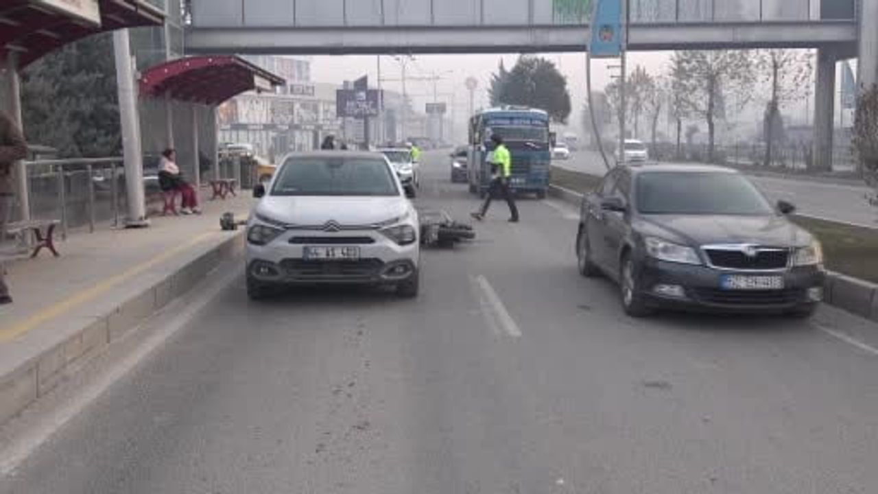 Malatya'da otomobil ile motosiklet çarpıştı: 1 yaralı