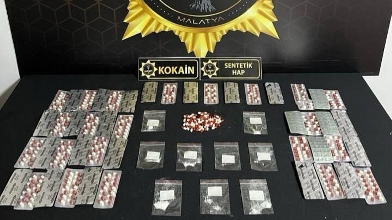 Malatya'da uyuşturucu operasyonu: 3 kişi tutuklandı