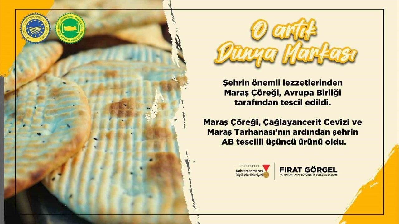 Maraş Çöreği'ne AB coğrafi işaret tescili