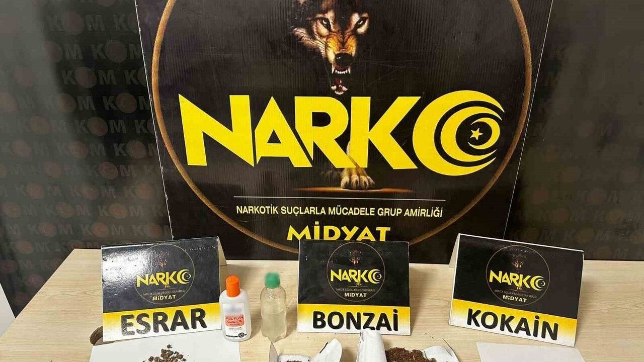 Mardin'de uyuşturucu operasyonu: Midyat'ta 3 şüpheli yakalandı