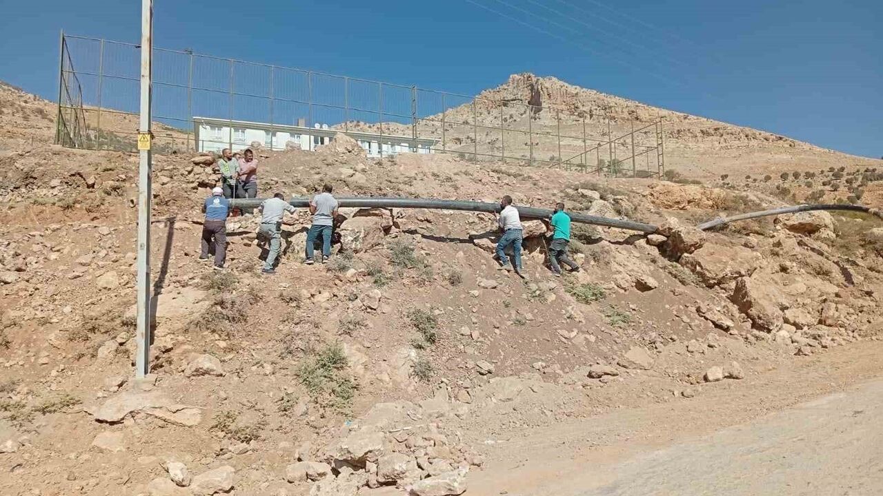 MARSU, Dargeçit'te Yoncalı-Karabayır isale hattındaki ara terfi istasyonunu devreye aldı