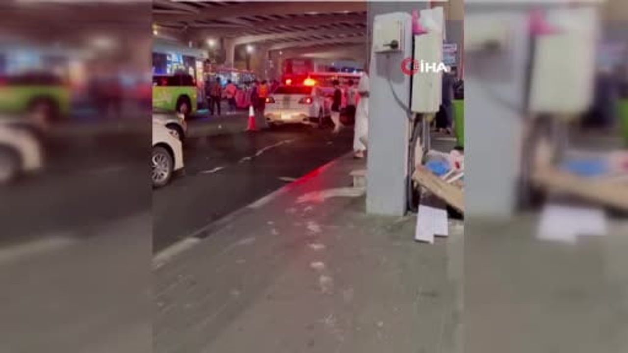 Mekke'de ring otobüsü Türk kafilesine çarptı: 1 ölü, 2 yaralı