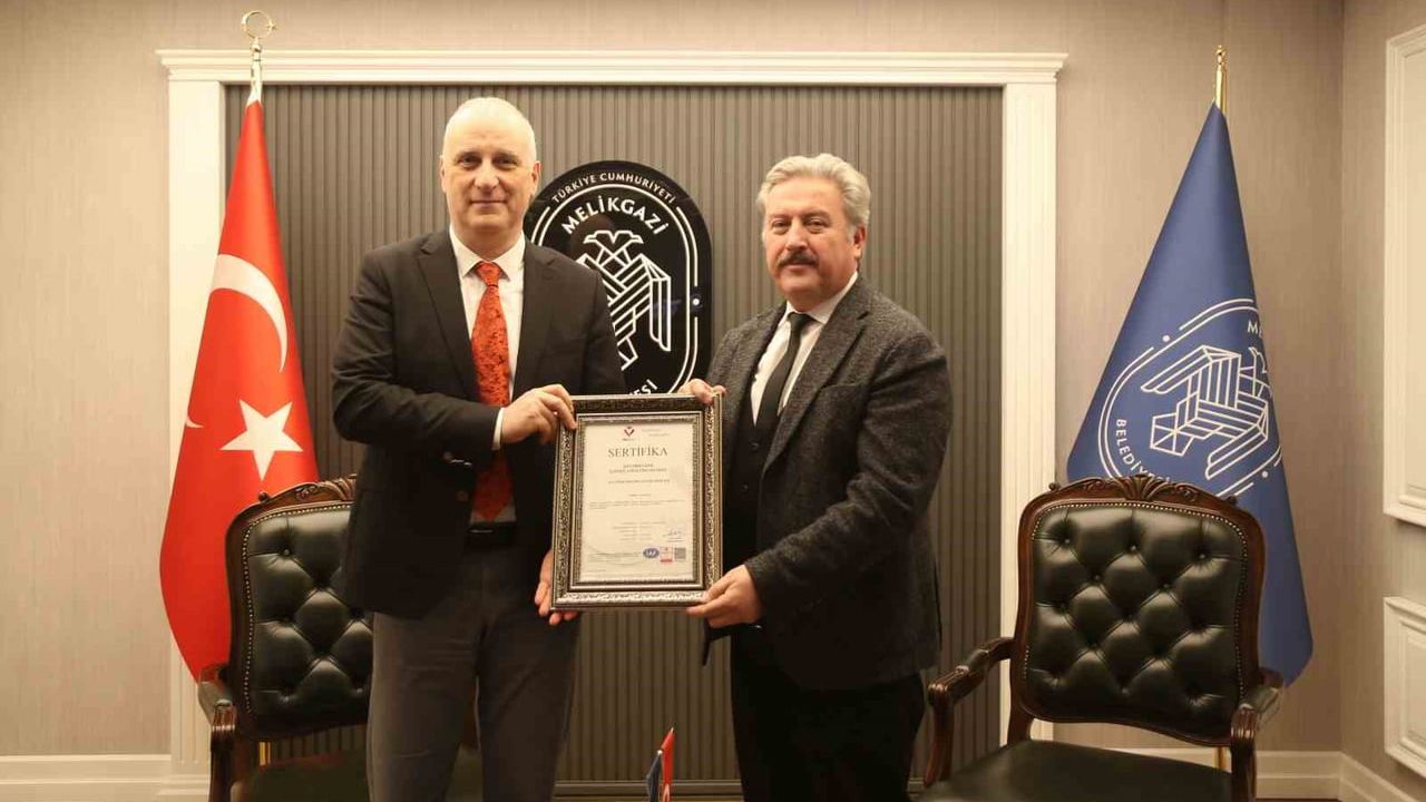 Melikgazi Belediyesi enerji yönetiminde başarı; TS EN ISO 50001:2018 denetimini sıfır uygunsuzlukla geçti