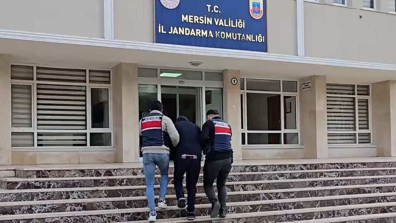 Mersin'de 101 suç kaydı bulunan firari jandarma tarafından yakalandı
