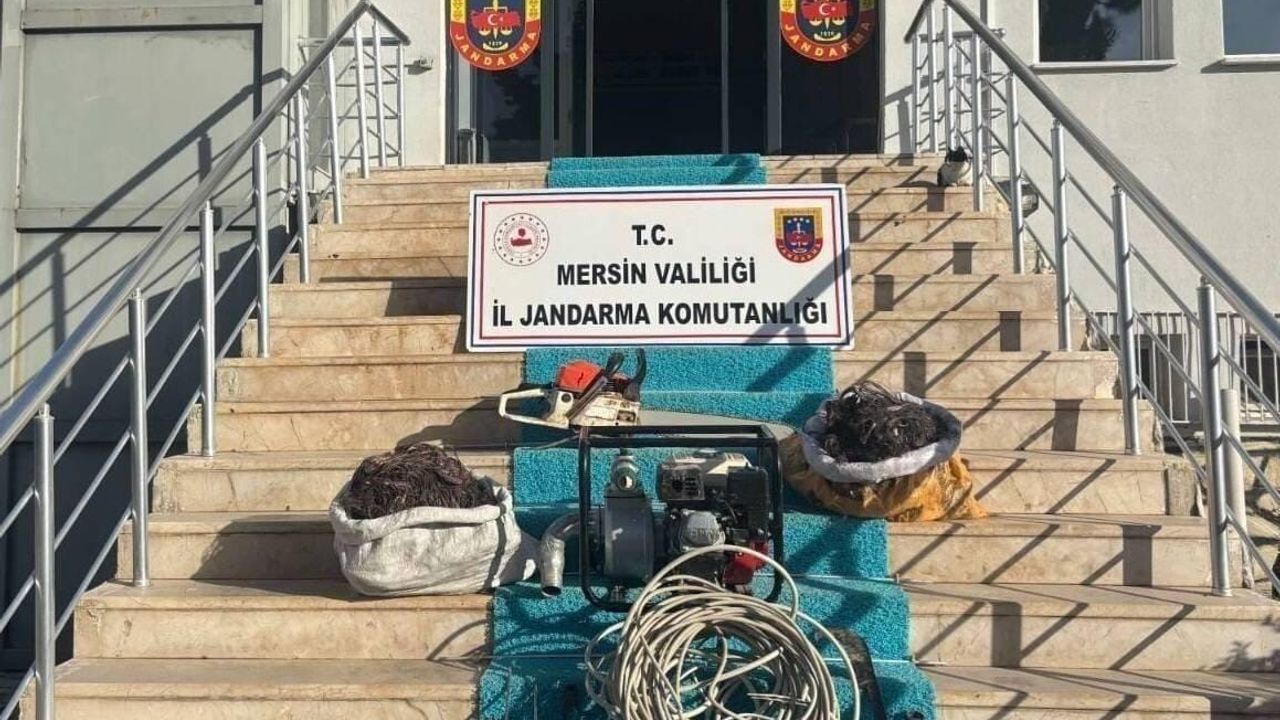 Mersin'de trafolardan kablo hırsızlığı: 2 şüpheli tutuklandı