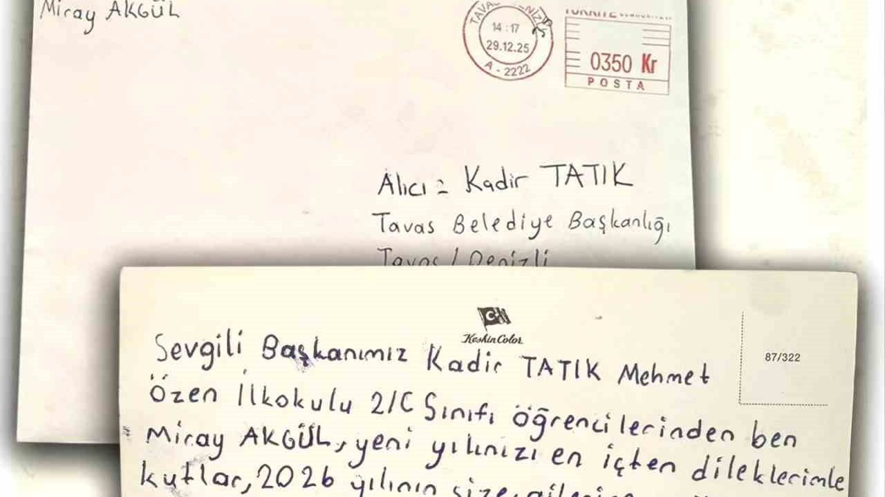 Minik Miray’ın Yeni Yıl Mektubu Başkan Tatık’ı Duygulandırdı